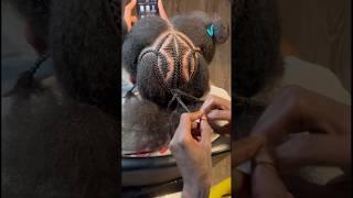 Freestyle Cornrows by The Hairchanic #cornrows #braiddesigns #naturalhair