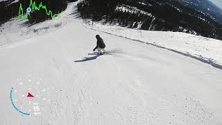 Trysil Norway Black Run 75 the 45 degree one April 2019