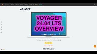 Voyager Linux 24.04 LTS Overview