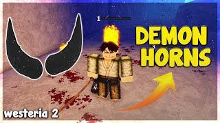 Where to find demon horns in Wisteria 2 Roblox