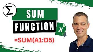 Excel SUM Function - Explained for BEGINNERS