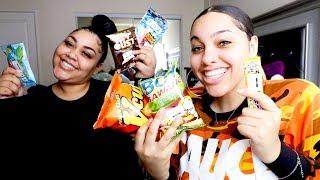 Americans Try Mexican Candy  Perkyy and Honeeybee