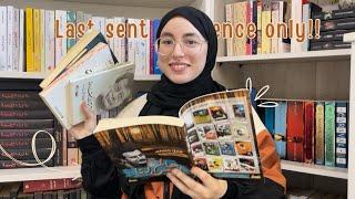 هل يمكننا أن نحكم على الكتب من الجملة الأخيرة فقط؟؟judging books by their closing lines challenge