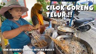 JUALAN CUMA 25 JAM HABIS 1500 TUSUK CILOK GORENG TELUR RAMENYA GAK KETULUNGAN