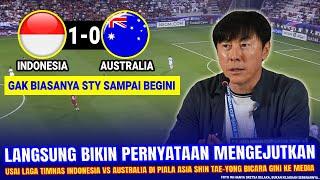  BUNGKAM AUSTRALIA 1-0  & Shin Tae-yong Langsung NGOMONG GINI Usai Laga Timnas U23 vs Australia