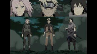 Time 7 se reúne novamente - Sakura ativa o byakugou  Naruto Shippuden Legendado em PT-BR