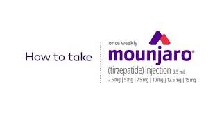 Instructions for Injecting One Dose of Mounjaro