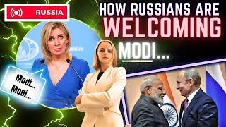 Russians are doing THIS to make the West JEALOUS  Modi in Moscow  India-Russia  Karolina Goswami