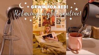 GRWM for bed  relaxing night routine ⭐️ aesthetic cozy night vlog