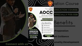 Communication Course Specially Designed For SSB  AOCC  Crack Your SSB With Confidence