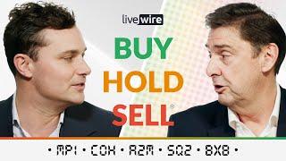 Buy Hold Sell 3 stocks that have been smashed and 2 big buys