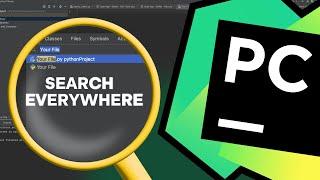 Search Everywhere in PyCharm