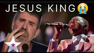 Golden BuzzerSimon Cowell cries After a powerful Worship Song from an African Boy.