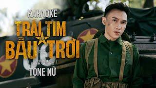 KARAOKE TRÁI TIM GIỮA BẦU TRỜI - TRỊNH ĐÌNH QUANG  TONE NỮ CHUẨN BEAT