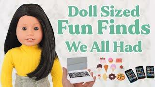 Nostalgic American Girl Doll Sized Fun Finds