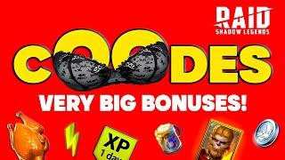 ALL VALID BONUSES  Raid Shadow Legends Promo codes  2 LEGENDARIES FOR ALL