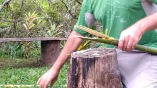 Bamboo Spear Making