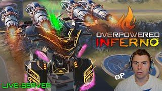 Im Not Using These Again... Overpowered Inferno UE Ao Ming Ruins The Live Server  War Robots