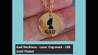 Gad Necklace • Tribe Of Gad Necklace • Hebrew Israelite Jewelry • Israelite Necklace