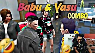 Babu and Vasu comedy  the ultimate combo  #eaglegaming #tkrp #tva #gta5rp