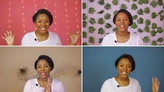 HOW TO CREATE DIFFERENT BACKGROUNDS FOR YOUR VIDEO WITH UNDER 5000 NAIRA $15  TUTORIAL IAMYEYCHI