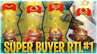 SUPER BUYER RTL #1  1 MILLION TANKOINS  100K SKIN CONTAINERS  TANKI ONLINE  ТАНКИ ОНЛАЙН