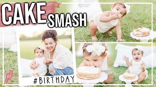 FIRST BIRTHDAY PARTY PREP  BEHIND THE SCENES  CUTEST CAKE SMASH PHOTO SHOOT   Page Danielle