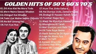 50s Bollywood Evergreen Songs Romantic 50s 60s 70s  Kishor Kumar Mohammad Rafi Lata Man