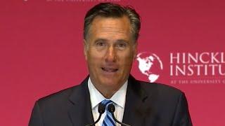 Mitt Romney Trump A con man a fake FULL SPEECH