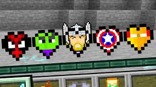 Minecraft But I Have MARVEL SUPERHERO Hearts