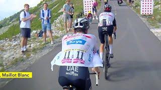 Tadej Pogacar TERRIBLE Crack on Col de la Loze  Tour de France 2023 Stage 17