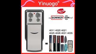 Yinuogo - YNG188 - How to program SOMMER 4031 TX08-868-4 4020 TX03-868-4 Garage Remote Control ?