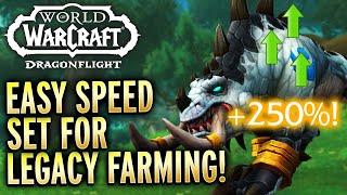 200%+ Run Speed Fast and Cheap Great For Transmog Farming in The War Within World of Warcraft