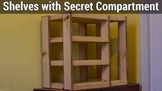 Shelves with Secret Compartment  Полки с тайником