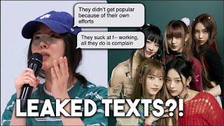 Min Heejins Leaked Texts are WILD alleged