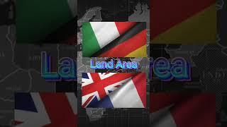 France and Uk vs Germany and Italy Extreme Comparison #shorts #flags #edit #onlyeducation