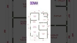 Denah Rumah 7x10 #rumahminimalis #denah #rumah #denahrumahminimalis #rumahdesain #housedesign