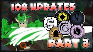 100 UPDATES COMPILATION Part 3 + NEW CODES  Shindo Life