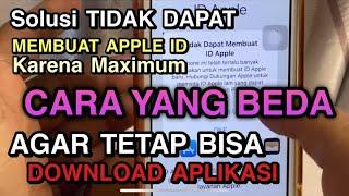 New Solution Cant Make Apple id Maximum  Tutorial Until Successfully Download Application