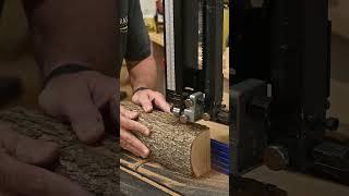 Log Milling on a Bandsaw #woodcraft #woodworking #bandsaw #safety #woodworker #woodshop