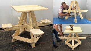 Cómo construir una Mesa de Madera multifunción Fácil y Paso a Paso