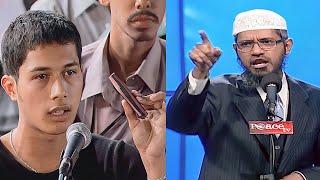 Clever Christian Boy Challenge Dr Zakir naik  One Man Army