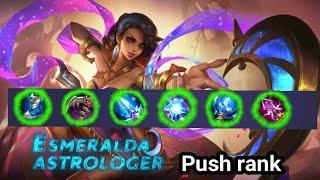 Esmeralda  push rank epic pakai esmeraldaauto menang