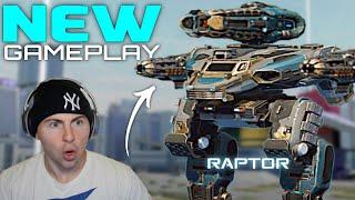 NEW Raptor Robot Gameplay With Athos Weapons  NEW Ultimate Shocktrain Bulgasari  War Robots