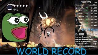 WORLD RECORD Hollow Knight Any% in 3124. I did it.