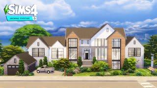 HUGE Family Home  The Sims 4 Growing Together  No CC  Stop Motion Build