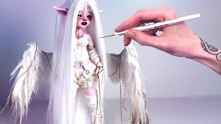 I Made a Fallen Angel ○ Custom OOAK Art Doll Monster High Repaint Process ○