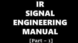 Lecture on SEM  Part - 1  ASTE LDCE Pre-Selection Training  Signal Engineering Manual  S&T  IR