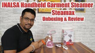 INALSA Handheld Garment Steamer Steamax unboxing & review️️  Best Garment Steamer & Steam Iron