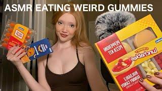 ASMR Trying Weird Gummies